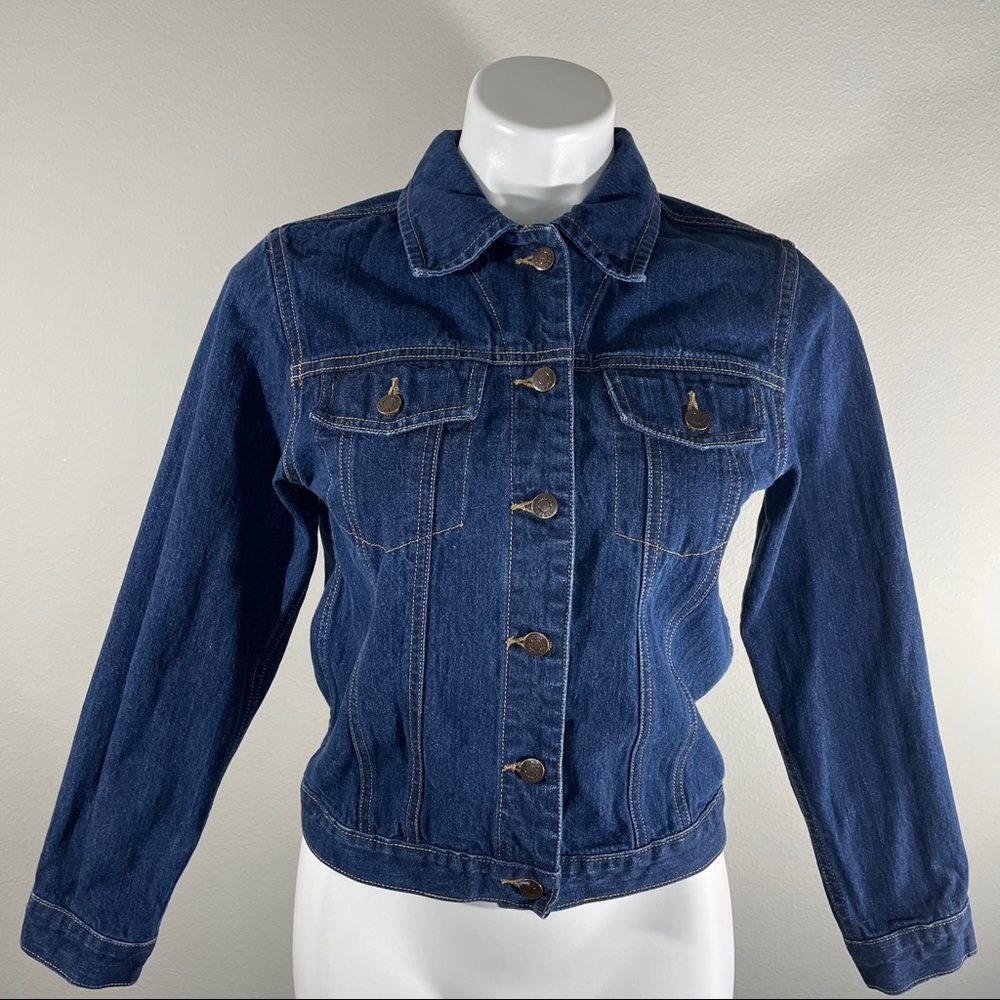 High Sierra Dark Wash Denim Jean Jacket Size L(14)
